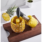 levne Pomůcky na ovoce a zeleninu-nerezová ocel ananas corer škrabka na kráječ snadno ovoce parer řezací nástroj domácí kuchyně západní restaurace příslušenství