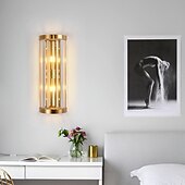 cheap Indoor Wall Lights-Lightinthebox LED Wall Light Crystal Mini Style Modern Nordic Gold Style Rigid LED Light Bars Living Room Bedroom Steel Wall Light 220-240V 110-120V