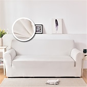 baratos Cobertura de Sofa-Capa de sofá elástica à prova de poeira e todo-poderosa, capa de sofá de tecido supermacio cor de vinho com uma capa de reforço grátis (cadeira/sofá de dois lugares/3 lugares/4 lugares)