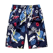 abordables maillot de bain boxer homme-maillot de bain pour hommes short de plage à séchage rapide cordon de serrage léger avec taille et poches élastiques