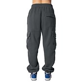 cheap Running Pants &amp; Tights-Women&#039;s Joggers Cargo Pants Drawstring Baggy Bottoms Athletic Athleisure Winter Breathable Soft Sweat wicking Gym Workout Running Jogging Sportswear Activewear Solid Colored Black White Army Green