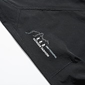 halpa Housut ja shortsit-Naisten Vaellushousut Kesä Ulko- Hengittävä Vedenkestävä Nopea kuivuminen Kevyt Housut Alaosat Joustava vyötärö Vetoketjullinen tasku Violetti Musta Spandex Metsästys Kalastus Kiipeily M L XL XXL XXXL