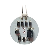 cheap LED Bi-pin Lights-10pcs 2W G4 LED Disc Bi-pin Light Bulb 200lm 21LED SMD2835 Warm White 20W Halogen Equivalent for Puck Lights in RV Trailers Campers Automotive Lighting 12-24V