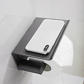 economico Set di accessori da bagno-set di accessori per il bagno, ferramenta per il bagno spazio alluminio parete grigio pistola portasciugamani / mensola angolare / porta accappatoio / porta carta igienica / portasciugamani / porta
