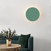 halpa Pinta-asennettavat seinävalaisimet-lightinthebox 1-valo 20/30cm led-seinävalaisimet pyöreä design seinävalaisimet mini yksinkertainen / moderni / nykyaikainen tyyli olohuone / makuuhuone / ruokailuhuone metalliseinävalaisin 110-120v/