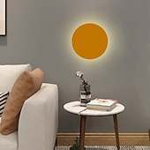 halpa Pinta-asennettavat seinävalaisimet-lightinthebox 1-valo 20/30cm led-seinävalaisimet pyöreä design seinävalaisimet mini yksinkertainen / moderni / nykyaikainen tyyli olohuone / makuuhuone / ruokailuhuone metalliseinävalaisin 110-120v/