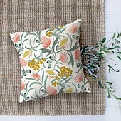 cheap Floral &amp; Plants Style-Floral Double Side Cushion Cover 1PC Soft Decorative Square Throw Pillow Cover Cushion Case Pillowcase for Bedroom Livingroom Superior Quality Machine Washable Outdoor Cushion for Sofa Couch Bed Chair Garden Theme
