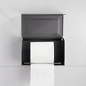 economico Set di accessori da bagno-set di accessori per il bagno, ferramenta per il bagno spazio alluminio parete grigio pistola portasciugamani / mensola angolare / porta accappatoio / porta carta igienica / portasciugamani / porta