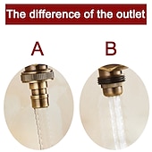 economico Rubinetti per lavandino bagno-rubinetto per lavatrice di lusso in stile retrò con estremità filettata, rubinetto per lavabo monocomando monoforo in ottone antico nero bronzo lucidato ad olio, rubinetto esterno con valvola in