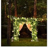 olcso USB-tápellátás-12db led lámpafüzér, 2,3 m-es levélfüzér karácsonyi esküvőre &amp;amp; party dekoráció