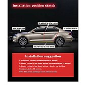 cheap Car Body Decoration &amp; Protection-paste-free car door anti-collision strip anti-scratch anti-scratch strip car door side invisible anti-scratch strip car anti-collision seal