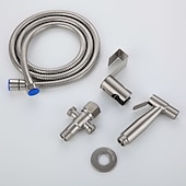 cheap Bidet Faucets-Single hole Bidet Stainless Steel Self-Cleaning Contemporary / Single Handle One Hole