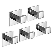 economico Portasciugamani-set di accessori hardware per il bagno, porta accappatoio autoadesivo a parete, portasciugamani in acciaio inossidabile cromato, porta asciugamani, porta carta igienica