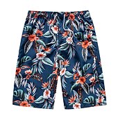 abordables maillot de bain boxer homme-maillot de bain pour hommes short de plage à séchage rapide cordon de serrage léger avec taille et poches élastiques