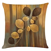 cheap Throw Pillows,Inserts &amp; Covers-Vintage Double Side Cushion Cover 4PC Soft Light luxury Square Throw Pillow Cover Cushion Pillowcase for Bedroom Livingroom Superior Quality Machine Washable Outdoor Cushion for Sofa Couch Bed Chair