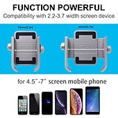 economico Supporti per auto-supporto telefono supporto supporto moto bici bici&amp;amp; Moto supporto del telefono 360 ° di rotazione in lega di alluminio del telefono accessorio per iphone 12 11 pro xs xs max xr x 8 samsung glaxy