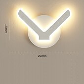 cheap Indoor Wall Lights-Lightinthebox LED Wall Light Creative LED Modern LED Wall Lights Living Room Bedroom Acrylic Wall Light 220-240V 12 W