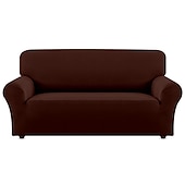 ieftine Cuvertură Canapea-husă de canapea elastică husă elastică visiniu canapea secțională fotoliu loveseat 4 sau 3 locuri canapea în formă de l protector de mobilă husă anti-alunecare moale lavabilă
