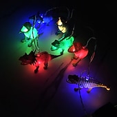 お買い得  ソーラーストリングライト-led ストリングライト 5 メートル 20 led ソーラーパワーストリングライトジュラ紀恐竜動物のライト暖かい白 rgb ホワイトクリスマス新年のクリエイティブパーティー装飾 1 セット