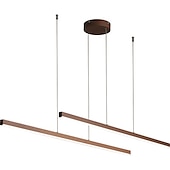 economico Luci Isola cucina-lampada a sospensione lineare a led cucina isola luce ufficio luce 1 testa 2 teste lampadario alluminio stile moderno eleganti finiture verniciate 220-240 v 110-120 v