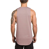 cheap Tank Tops-Men's Running Tank Top Workout Tank Sleeveless Vest / Gilet Summer Cotton Breathable Quick Dry Yoga Fitness Running Sportswear Activewear Black White Green