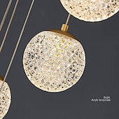 voordelige Unieke kroonluchters-kroonluchter led hanglamp globe ontwerp cluster ontwerp koper formele stijl moderne 10 15 20 heads 220-240v 110-120v