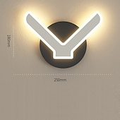 cheap Indoor Wall Lights-Lightinthebox LED Wall Light Creative LED Modern LED Wall Lights Living Room Bedroom Acrylic Wall Light 220-240V 12 W