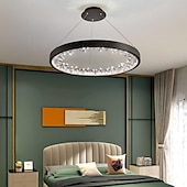economico Luci a sospensione-lampada a sospensione a led 60 cm lanterna desgin lampada a sospensione in metallo elettrolitico moderno 220-240v