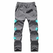 halpa Housut ja shortsit-Naisten Vaellushousut Kesä Ulko- Hengittävä Vedenkestävä Nopea kuivuminen Kevyt Housut Alaosat Joustava vyötärö Vetoketjullinen tasku Violetti Musta Spandex Metsästys Kalastus Kiipeily M L XL XXL XXXL