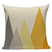 cheap Geometric Style-Geometry Double Side Cushion Cover 1PC Soft Throw Pillow Cover Cushion Case Pillowcase for Sofa Bedroom Livingroom Superior Quality Machine Washable  Outdoor Cushion for Sofa Couch Bed Chair
