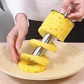 levne Pomůcky na ovoce a zeleninu-nerezová ocel ananas corer škrabka na kráječ snadno ovoce parer řezací nástroj domácí kuchyně západní restaurace příslušenství