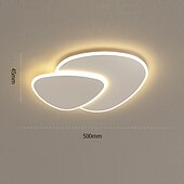 billige GCC Flushmounts og semi-flushmounts-ledet taklampe 40 50 cm geometriske former innfelt lys metall moderne stil geometrisk malte overflater ledet moderne 220-240v