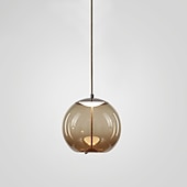 preiswerte Insellichter-LED Pendelleuchte Glas Kücheninsel Licht Single Design Galvanisierte LED Nordic Style 220-240V 110-120V