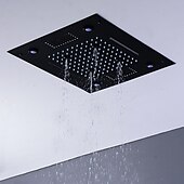 billige Dusjhoder-dusjkran,regndusjhode led foss regn moderne krom/malte finisher takmontert badekar dusjhode for dusjrom bluetooth fjernkontroll baderoms VVS tilbehør