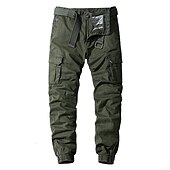 abordables Pantalones cargo-Hombre Pantalones cargo Pantalones para senderismo Militar Verano Al aire libre Ajuste regular Ripstop Secado rápido Bolsillo con cremallera Multi bolsillo Pantalones / Sobrepantalón Prendas de abajo