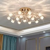 abordables Montajes al ras y montajes semi al ras-Diseño de linterna colgante de 80 cm, luces de montaje empotrado, metal galvanizado, led 220-240v