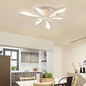 economico Lampade da soffitto con dimmer-plafoniera a led dimmerabile moderna dente di leone stile nordico lampada da soffitto in acrilico design minimalista a strati soggiorno luci della sala da pranzo ac220v solo dimmerabile con