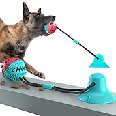 abordables Jouets pour chiens-qpqeqtq mise à niveau ventouse jouet pour chien jouets à mâcher pour chien jouets interactifs pour chien jouets de nettoyage des dents de chien jouet morsure molaire pour chien jouet remorqueur