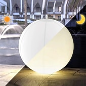 preiswerte Unterwasserlampen-1/2 stücke schwimmende pool lichter im freien solar ball mond lampe ip68 wasserdicht rgb mit fernbedienung für schwimmbad hof garten ktv bar party dekorative urlaub sommer beleuchtung
