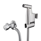 cheap Bidet Faucets-Single hole Bidet Stainless Steel Self-Cleaning Contemporary / Single Handle One Hole