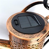 tanie Oświetlenie krajobrazowe-słoneczne oświetlenie zewnętrzne lampa ogrodowa led na patio wodoodporna konewka czajnik led bajkowe światło lampa trawnikowa wystrój ogrodu krajobraz podwórko ogrodzenie trawnika oświetlenie