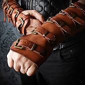 levne Příslušenství a další-Punk a gotika Středověké Steampunk Rukavice Ren Faire Morový doktor Viking Pánské Viking Vánoce Dospělé Rukavice