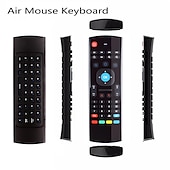 Недорогие Приставки TV Box-заводская розетка mx3-a беспроводная 2,4 ГГц воздушная мышь мини-клавиатура мини-размер новинка 81 шт. клавиши мышь умный голосовой пульт дистанционного управления радиочастотная беспроводная