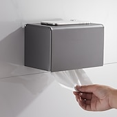 economico Set di accessori da bagno-set di accessori per il bagno, ferramenta per il bagno spazio alluminio parete grigio pistola portasciugamani / mensola angolare / porta accappatoio / porta carta igienica / portasciugamani / porta