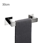 economico Portasciugamani-set di accessori hardware per il bagno, porta accappatoio autoadesivo a parete, portasciugamani in acciaio inossidabile cromato, porta asciugamani, porta carta igienica