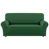 ieftine Cuvertură Canapea-husă de canapea elastică husă elastică visiniu canapea secțională fotoliu loveseat 4 sau 3 locuri canapea în formă de l protector de mobilă husă anti-alunecare moale lavabilă