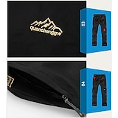 economico Pantaloni e pantaloncini-Per uomo Pantaloni convertibili Pantaloni da escursione Estate Esterno Impermeabile Traspirante Asciugatura rapida Multi Pocket Pantalone / Sovrapantaloni Pantaloni Vita elastica Verde militare Cachi