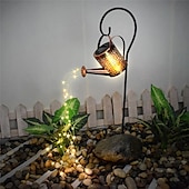 tanie Oświetlenie krajobrazowe-słoneczne oświetlenie zewnętrzne lampa ogrodowa led na patio wodoodporna konewka czajnik led bajkowe światło lampa trawnikowa wystrój ogrodu krajobraz podwórko ogrodzenie trawnika oświetlenie