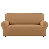 ieftine Cuvertură Canapea-husă de canapea elastică husă elastică visiniu canapea secțională fotoliu loveseat 4 sau 3 locuri canapea în formă de l protector de mobilă husă anti-alunecare moale lavabilă
