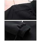 billige Uformelle jakker-herre softshell flight bomberjakke militær taktisk jakke slim fit fritidssol utendørs solbeskyttelse hurtigtørkende lett vindjakke jakke trenchcoat yttertøy topp hel glidelås jakt fiske